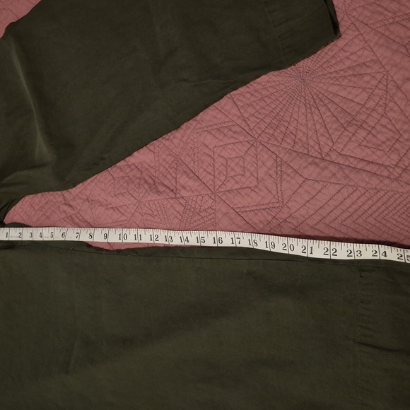 Anthropologie Olive Boot Cut Full Length Pants - Picture 5 of 5